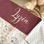 Couverture Gaze et Motif Personnalisée