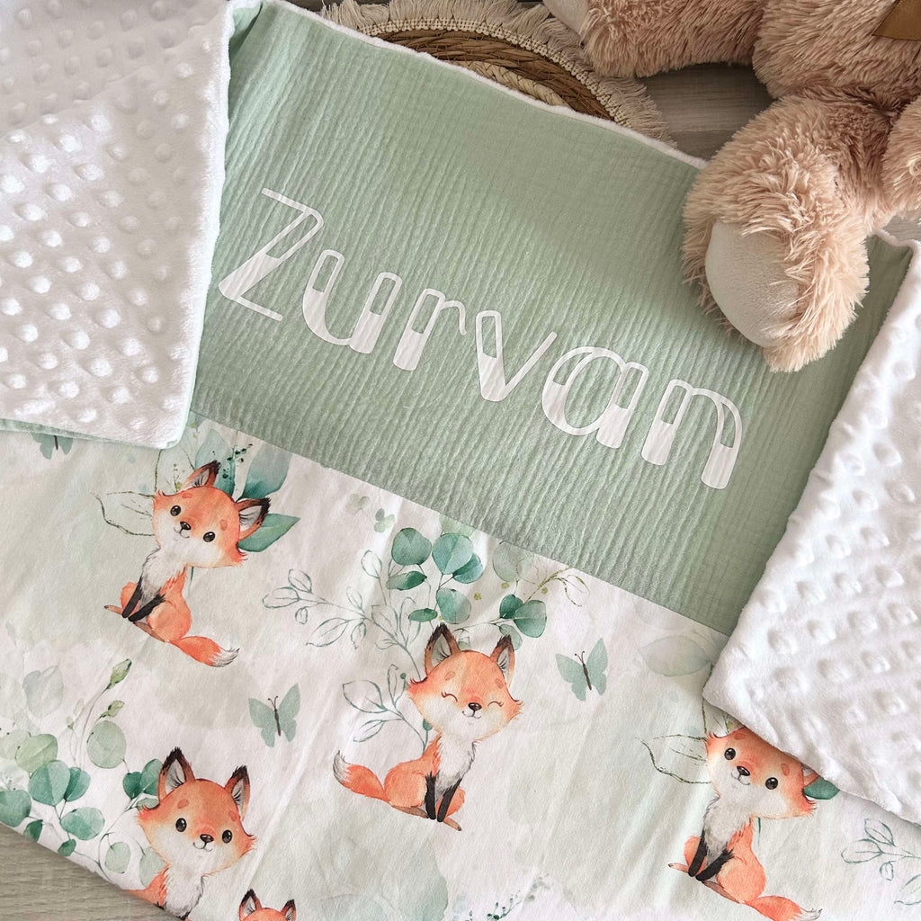 Couverture Gaze et Motif Personnalisée