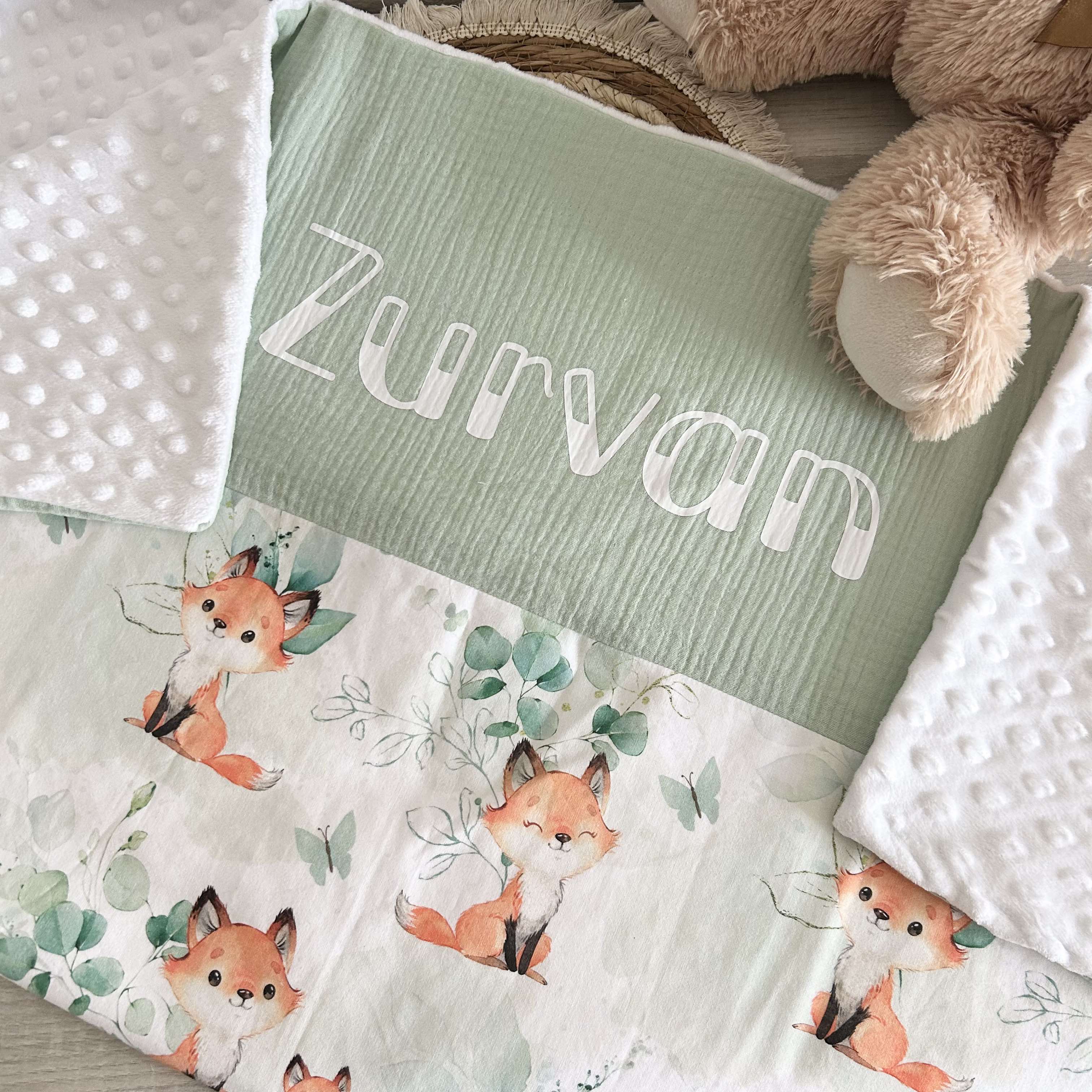 Couverture Gaze et Motif Personnalisée