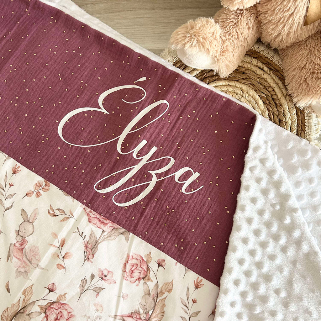 Couverture Gaze et Motif Personnalisée