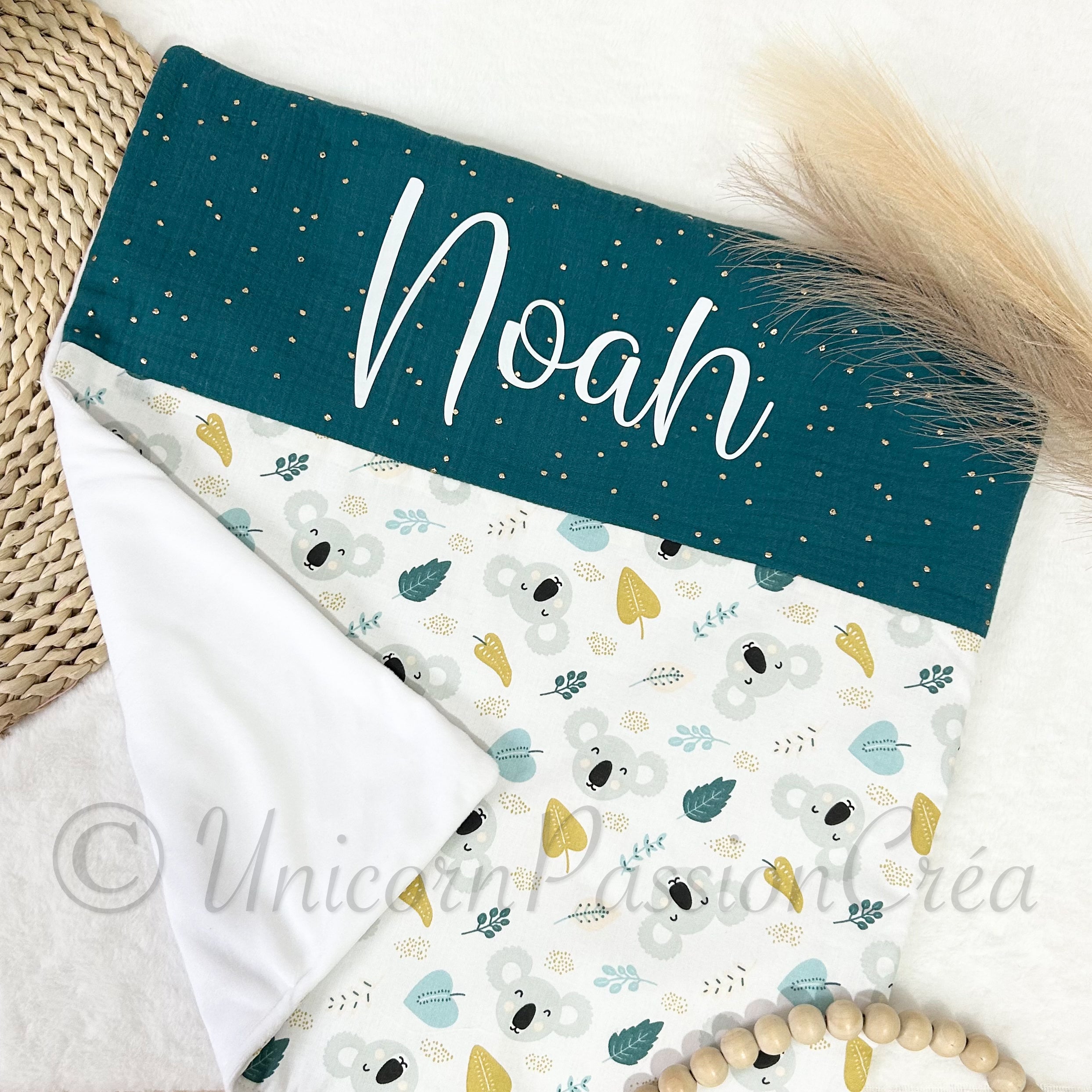 Housse de Coussin Gaze et Motif Personnalisée