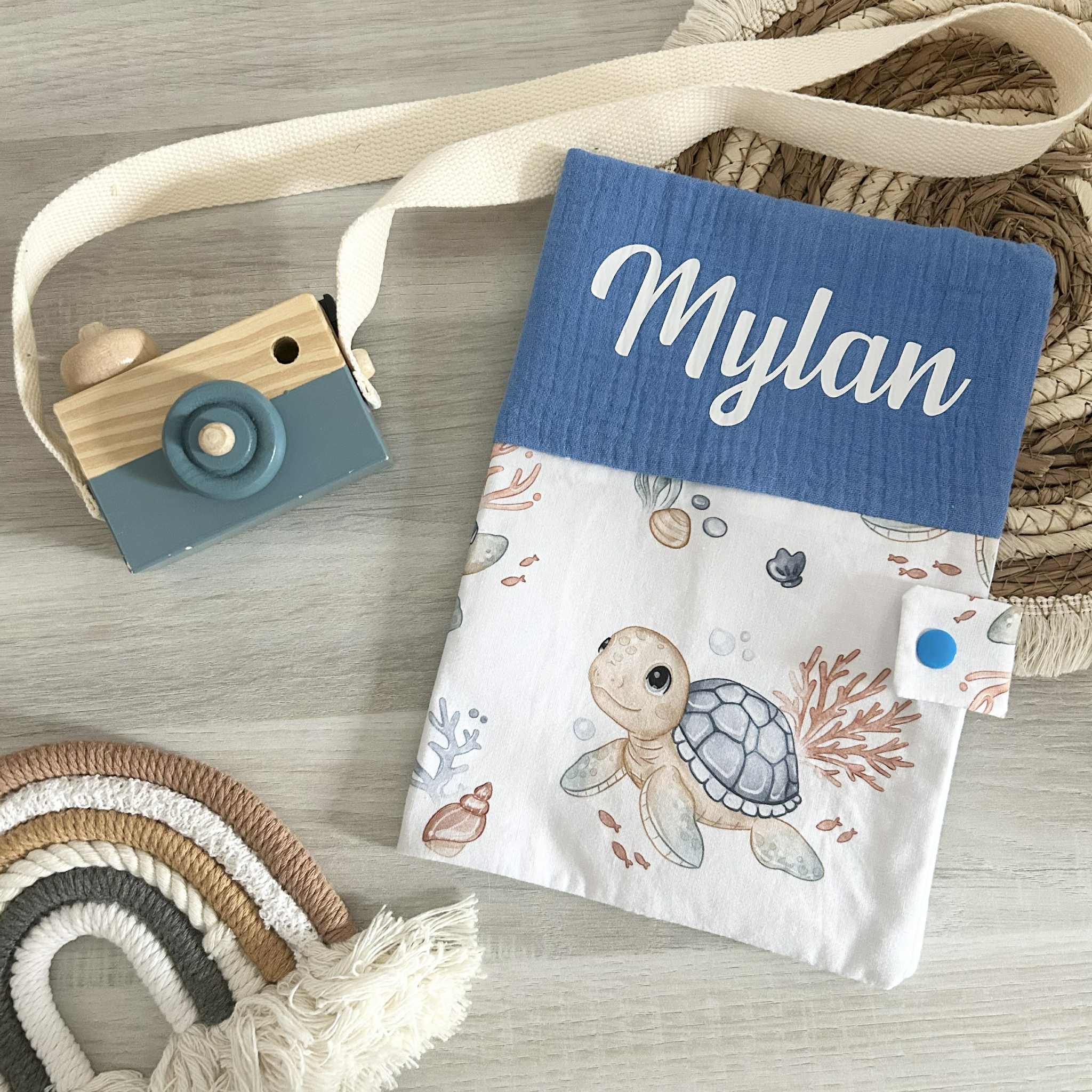 Carnet de Santé Gaze de Coton et Motif Personnalisé