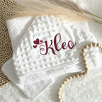 Cape de Bain Minky Personnalisée