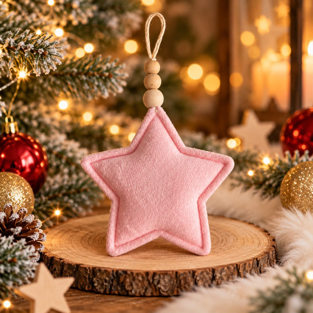 Etoile de Noël - Velours (6 couleurs)