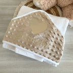 Cape de Bain Minky Personnalisée