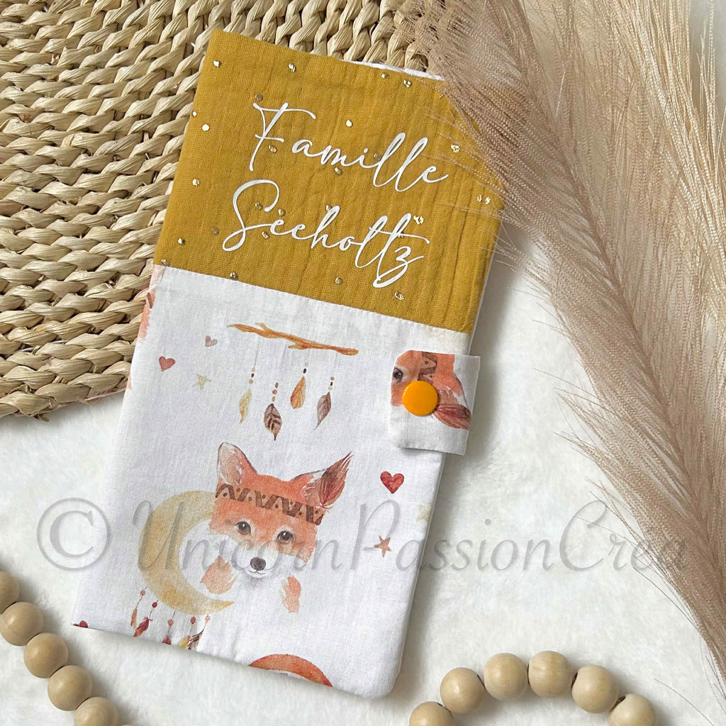 Livret de Famille Gaze de Coton Personnalisé