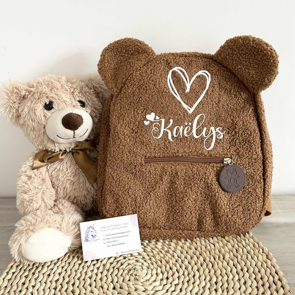 Sac à Dos Ours Moumoute Personnalisé