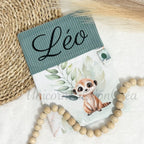 Carnet de Santé Côtelé et Motif Personnalisé