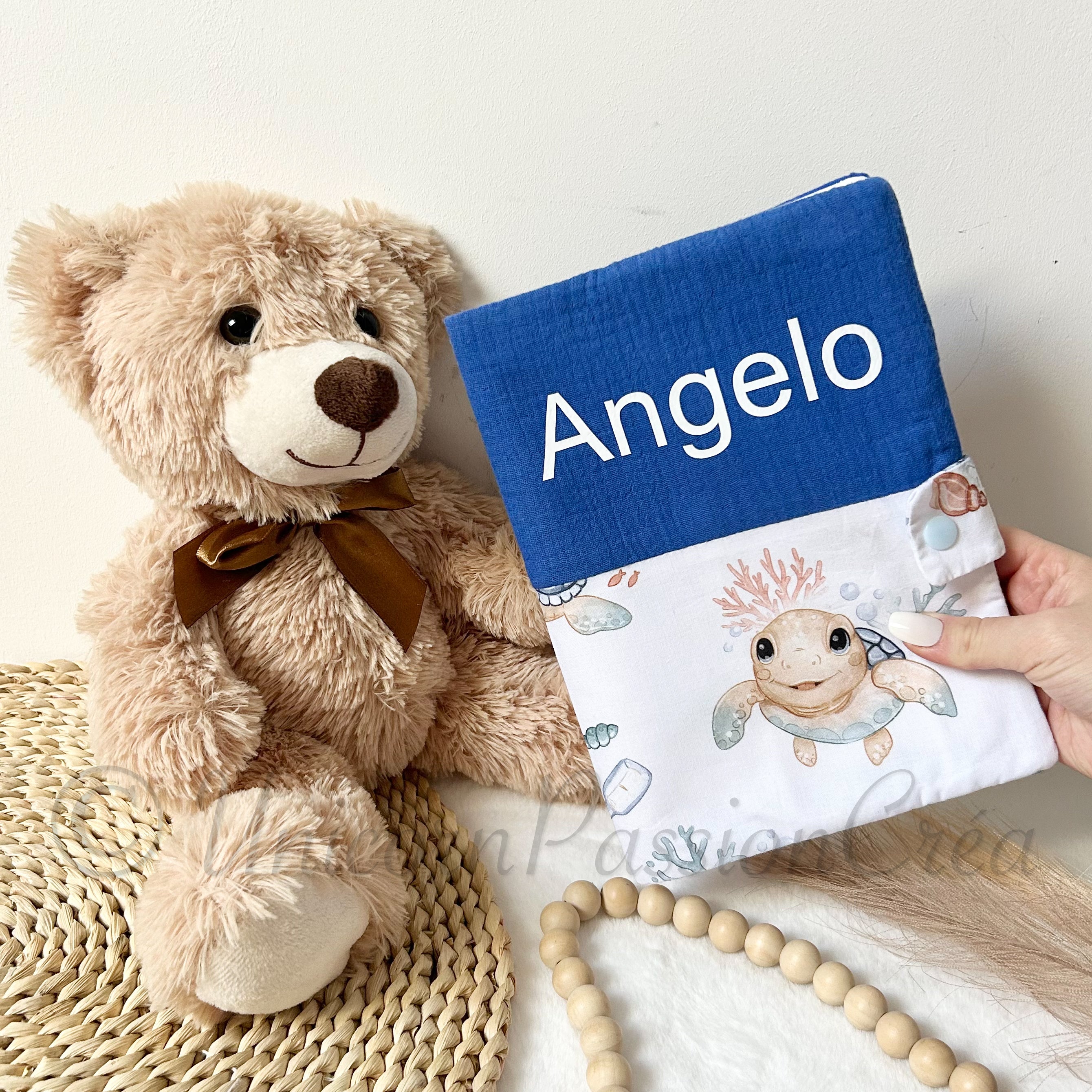 Carnet de Santé Gaze de Coton et Motif Personnalisé