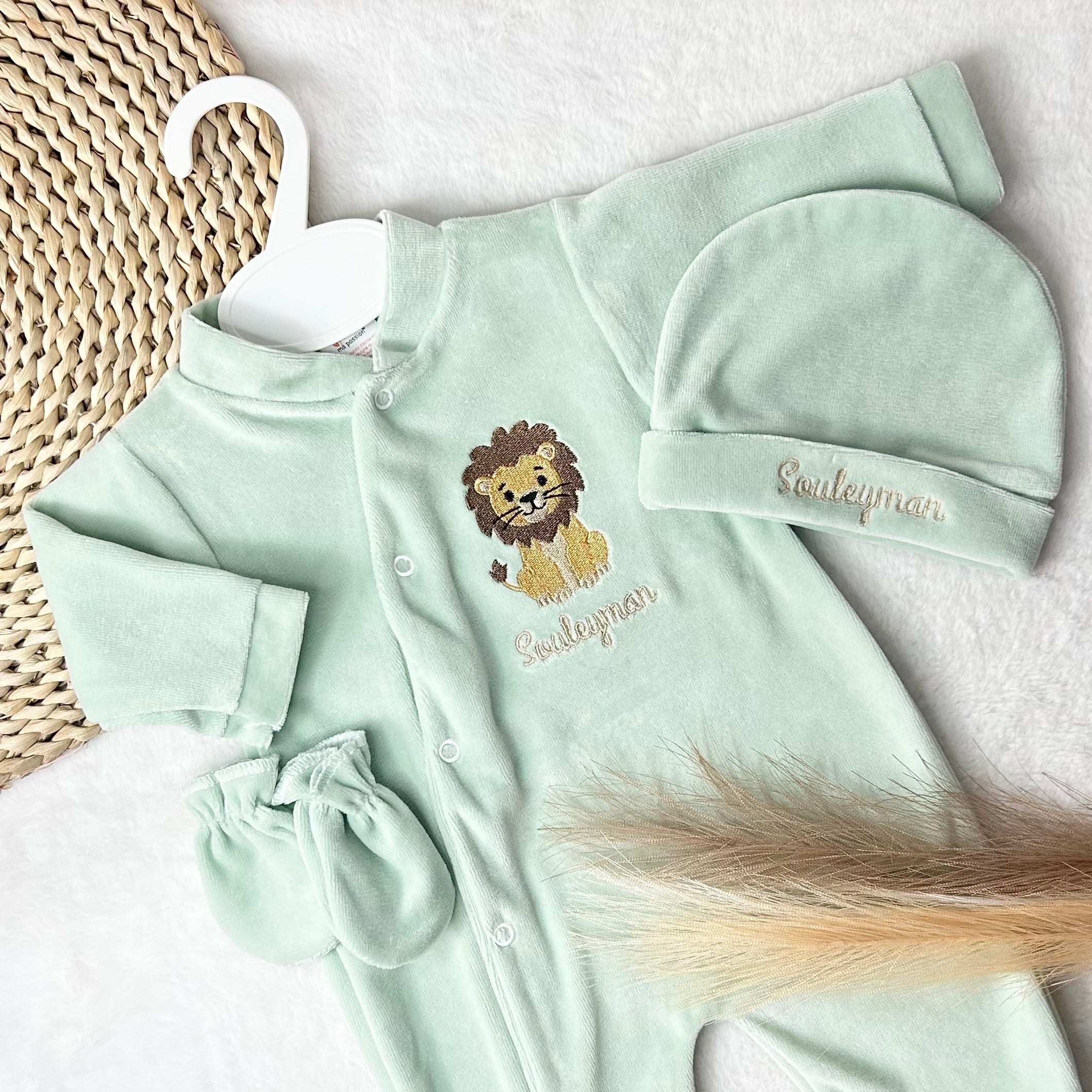 Coffret Pyjama 3pcs - Velours (9 couleurs)