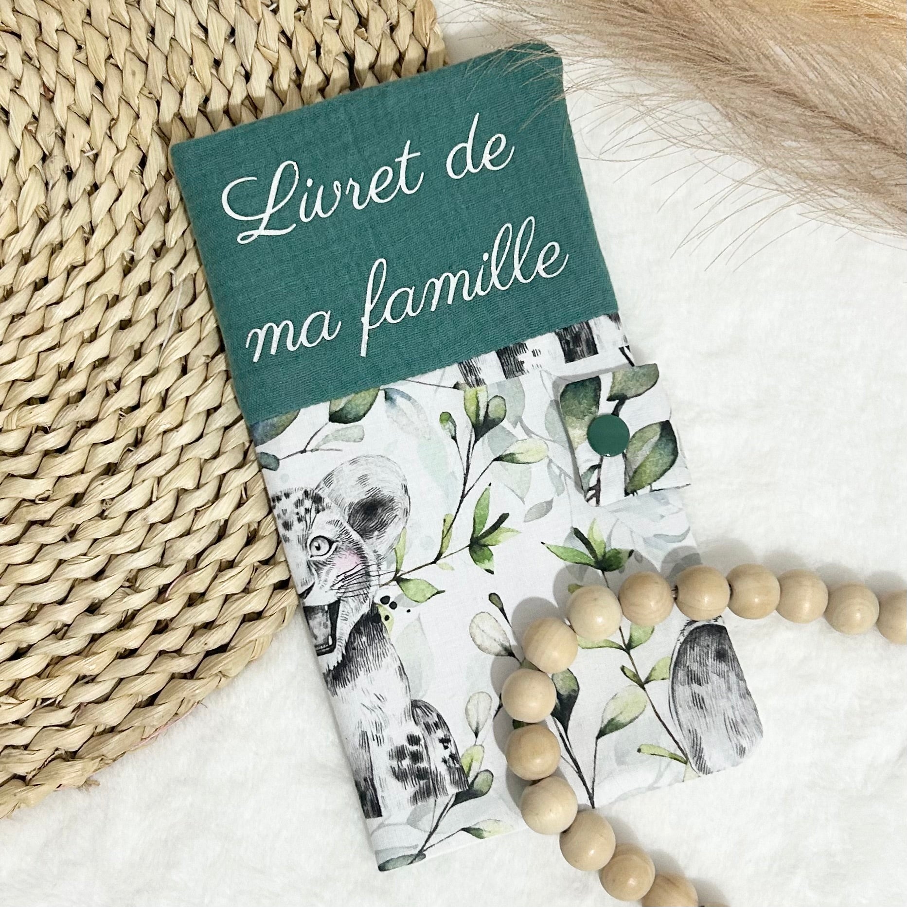 Livret de Famille Gaze de Coton Personnalisé