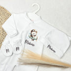 Coffret Pyjama 3pcs - Velours (9 couleurs)