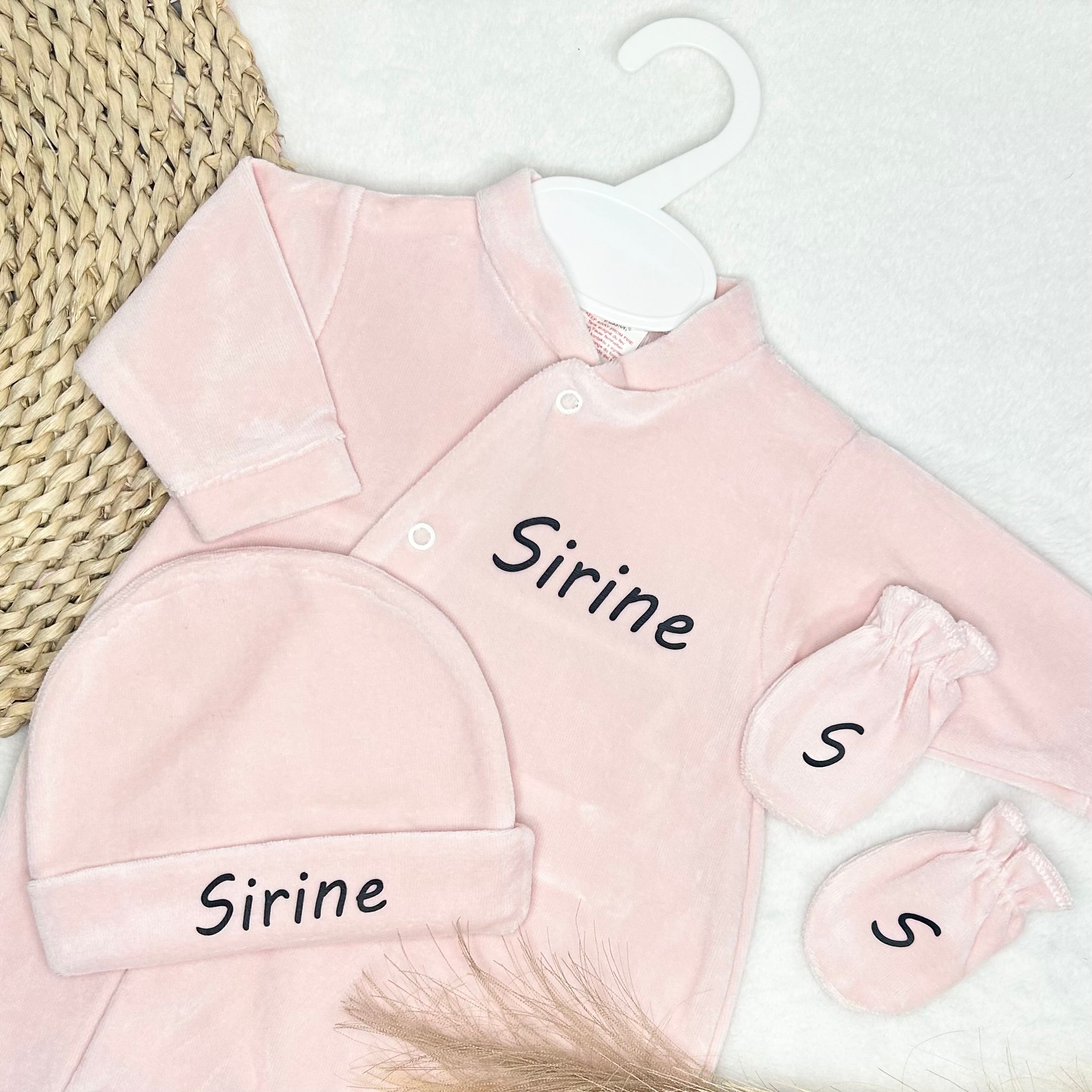 Coffret Pyjama 3pcs - Velours (9 couleurs)
