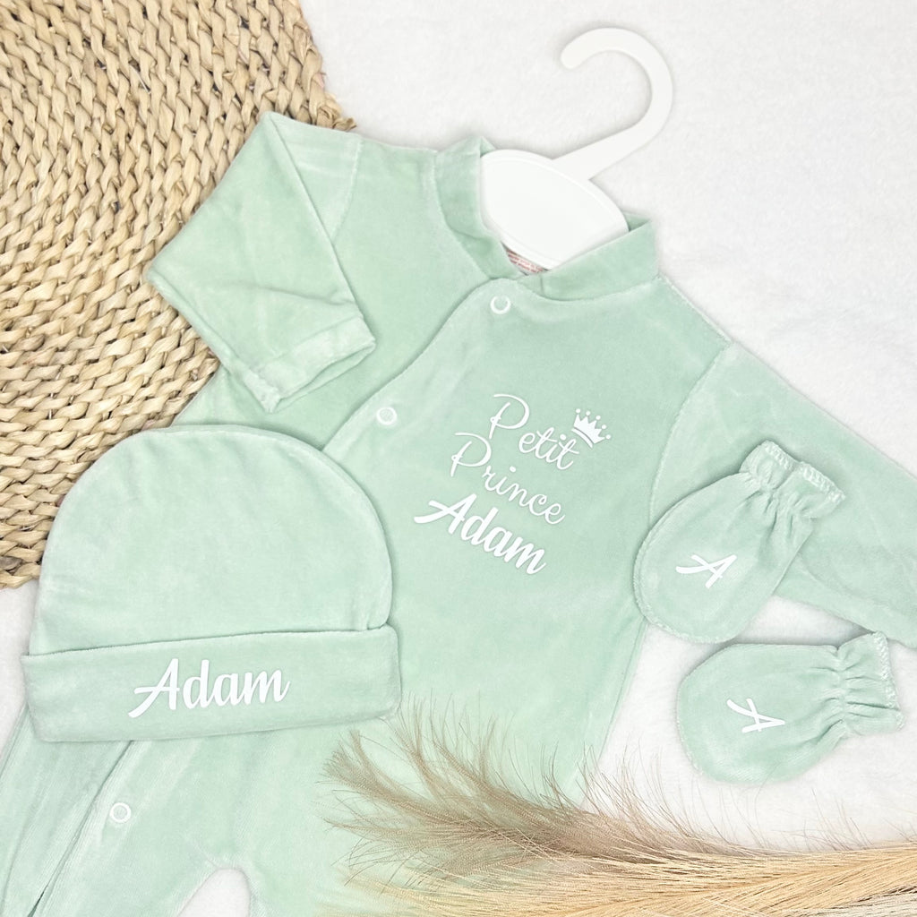 Coffret Pyjama 3pcs - Velours (9 couleurs)