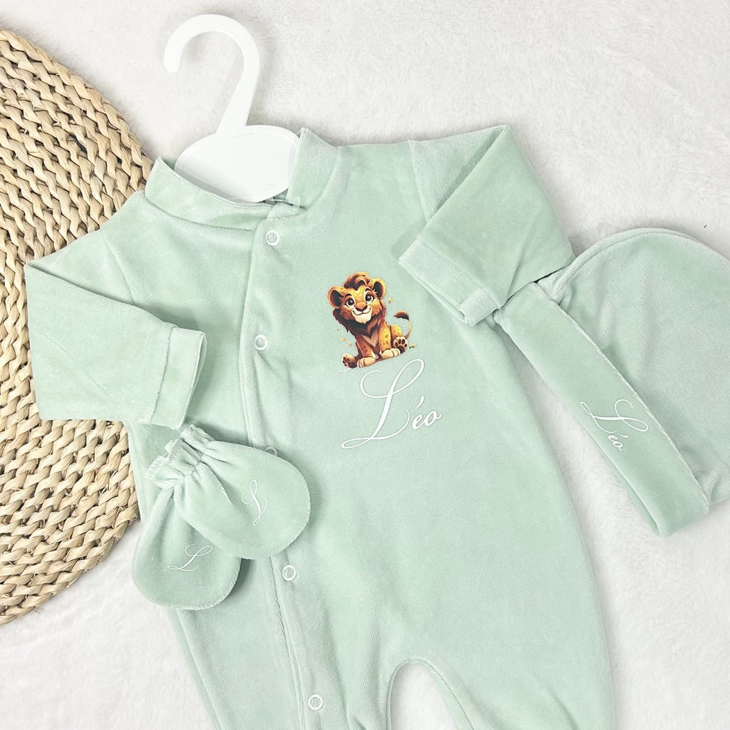 Coffret Pyjama 3pcs - Velours (9 couleurs)