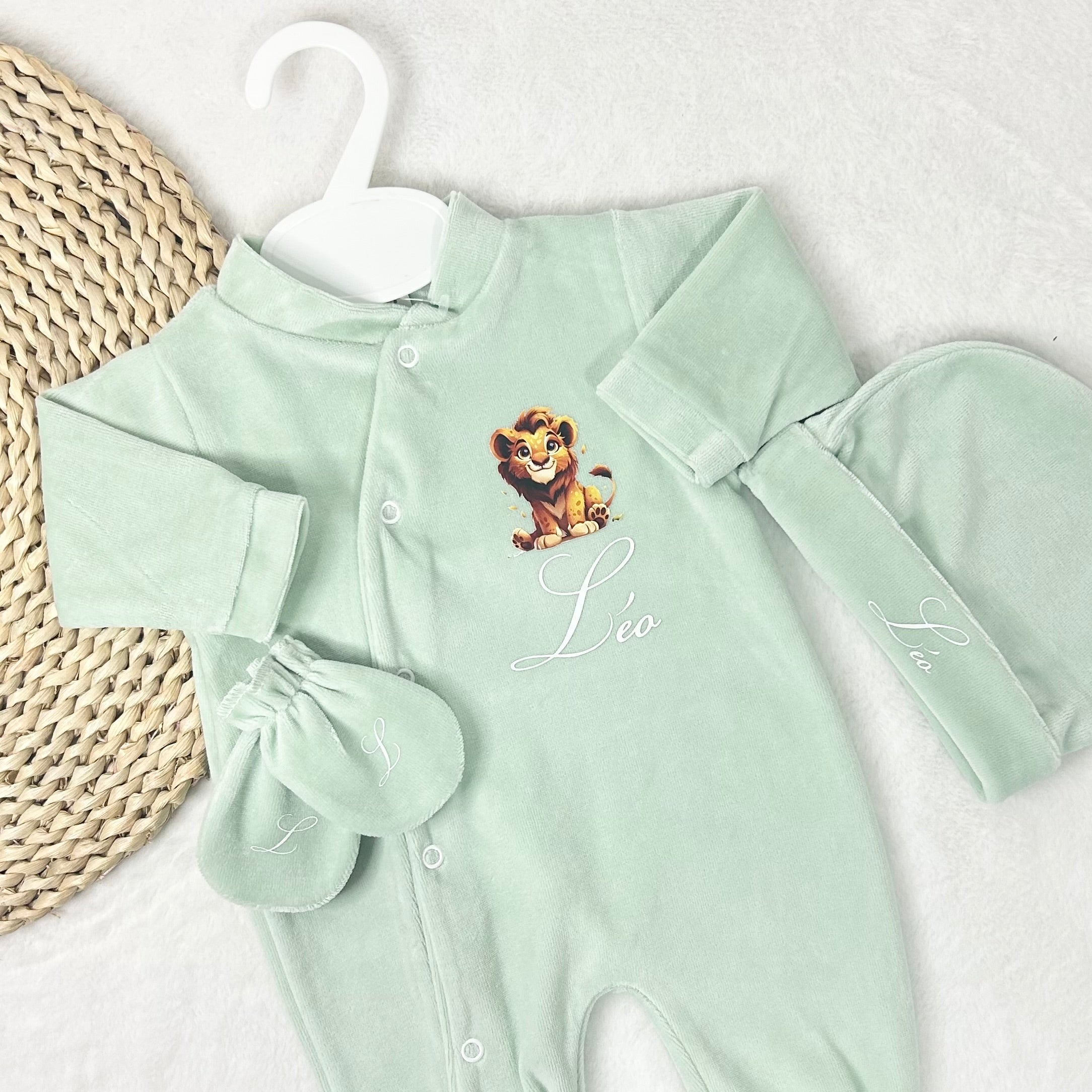 Coffret Pyjama 3pcs - Velours (9 couleurs)
