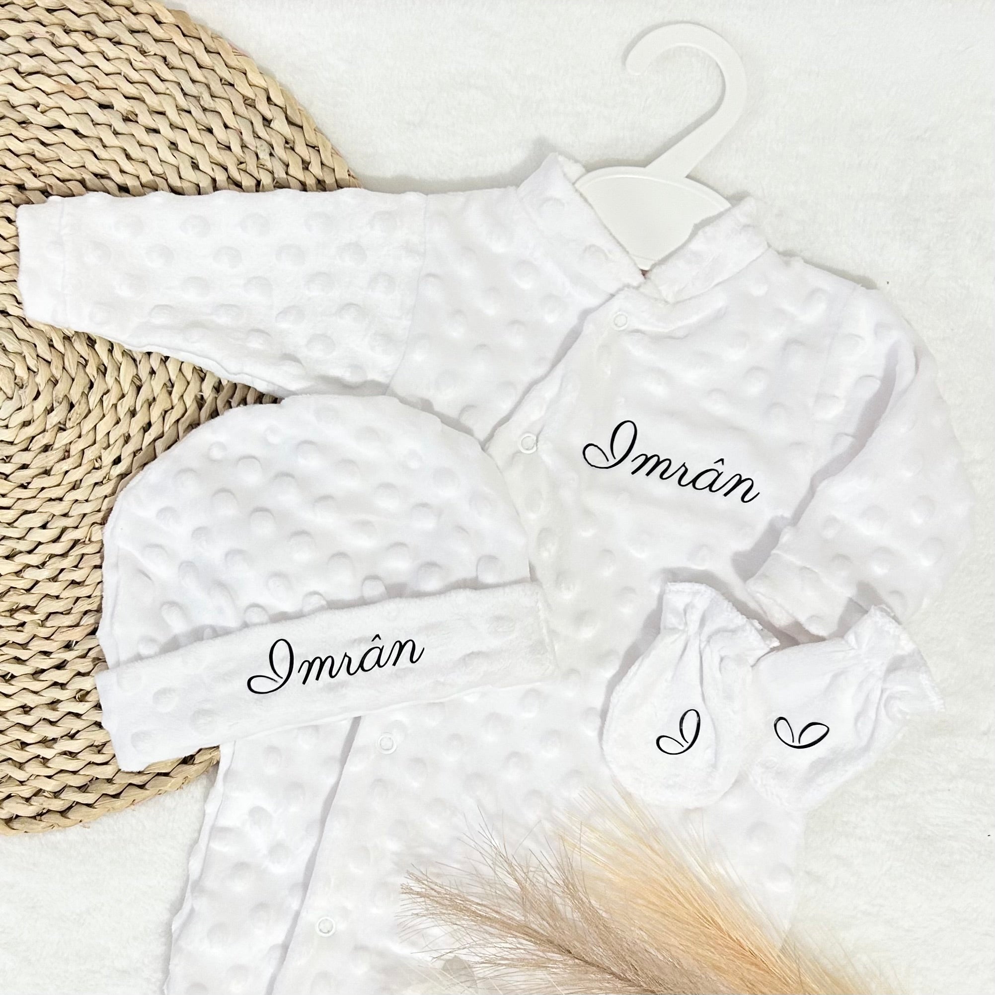 Coffret Pyjama Minky 3pcs Personnalisé