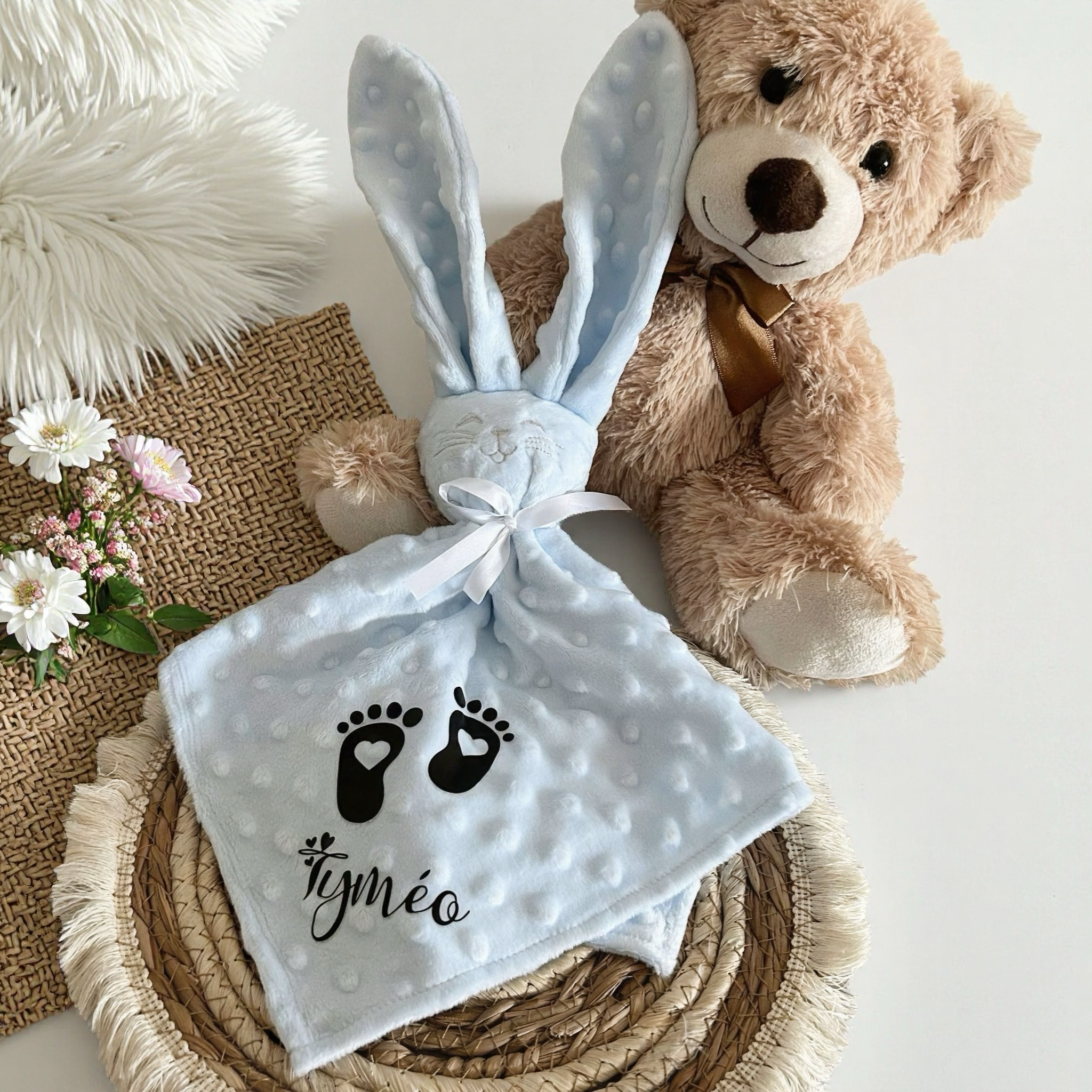 Doudou Lapin - Bulle (11 couleurs)