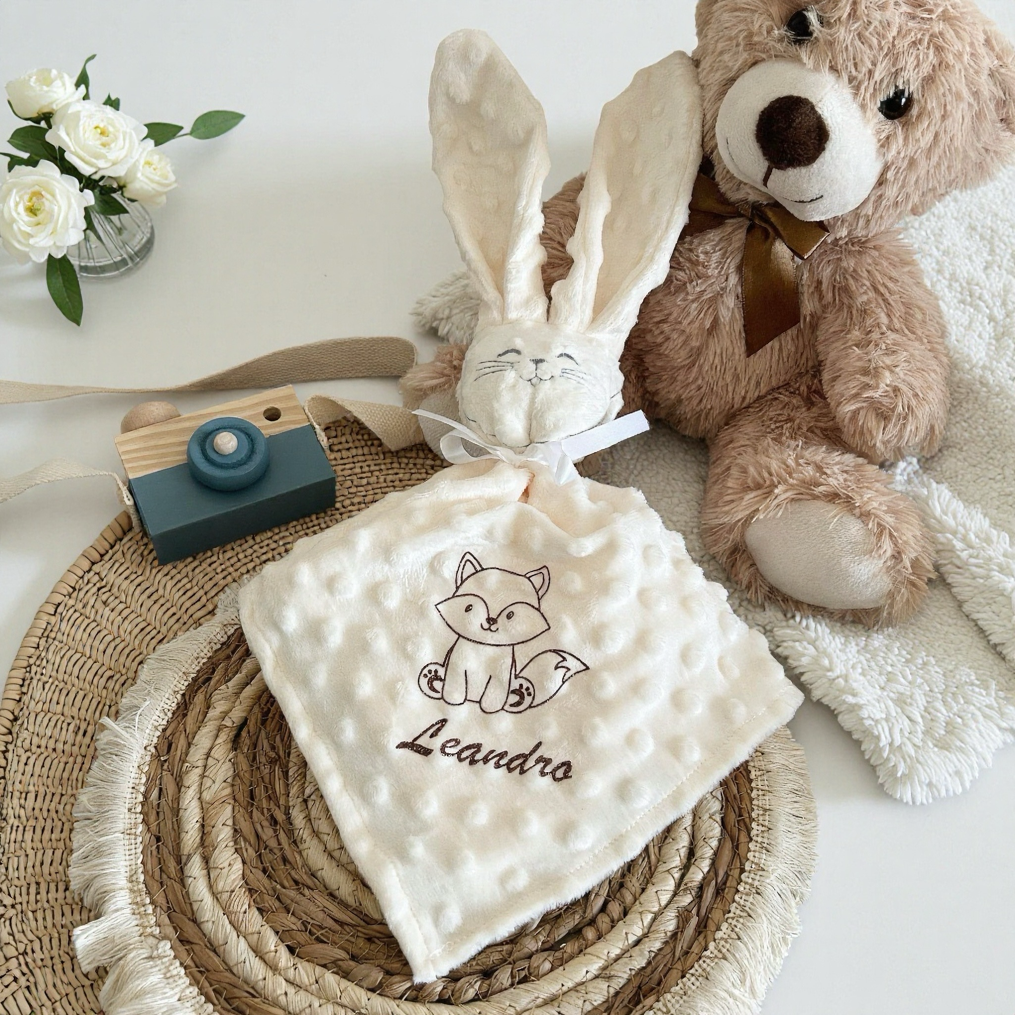 Doudou Lapin - Bulle (11 couleurs)
