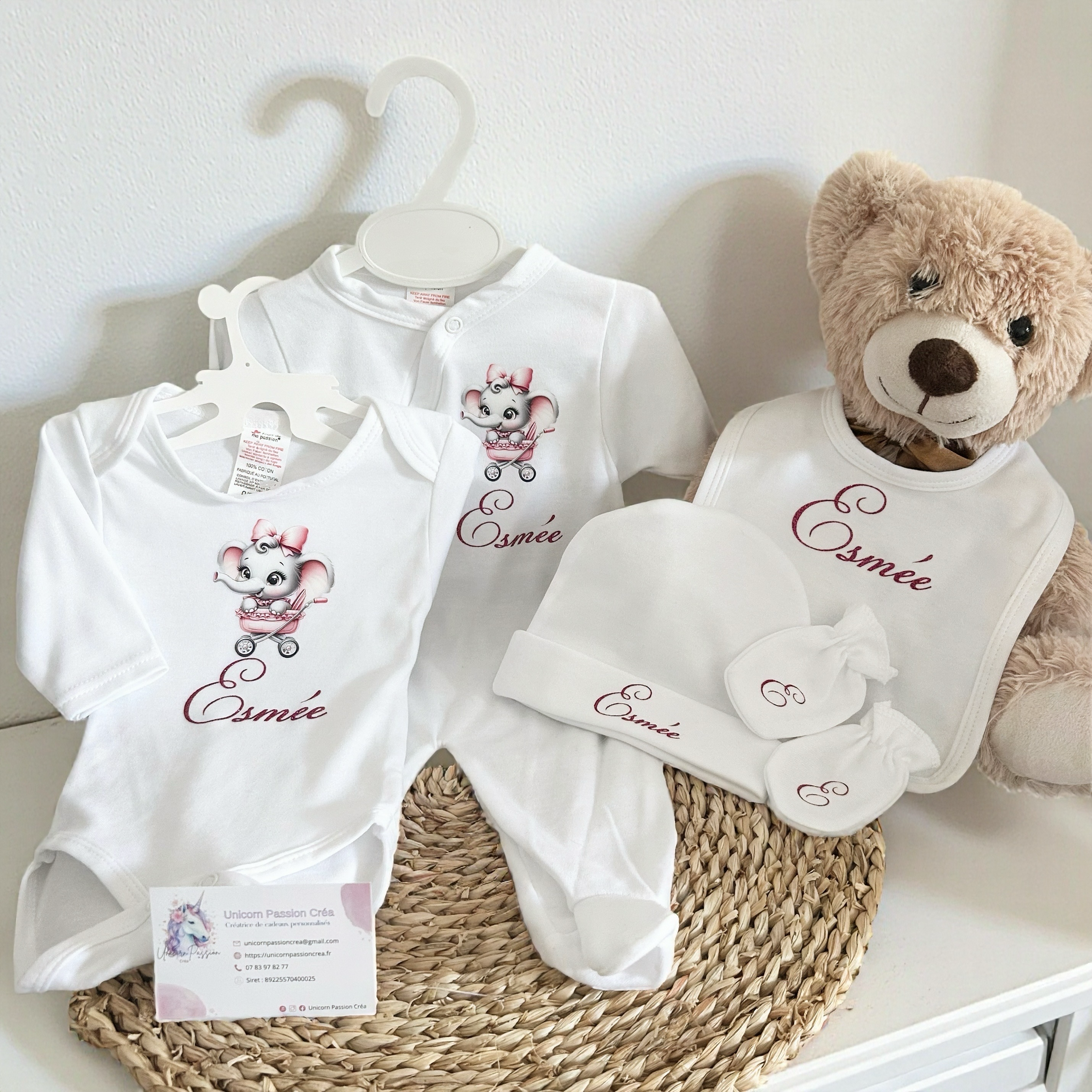 Coffret 5pcs - Coton (5 couleurs)