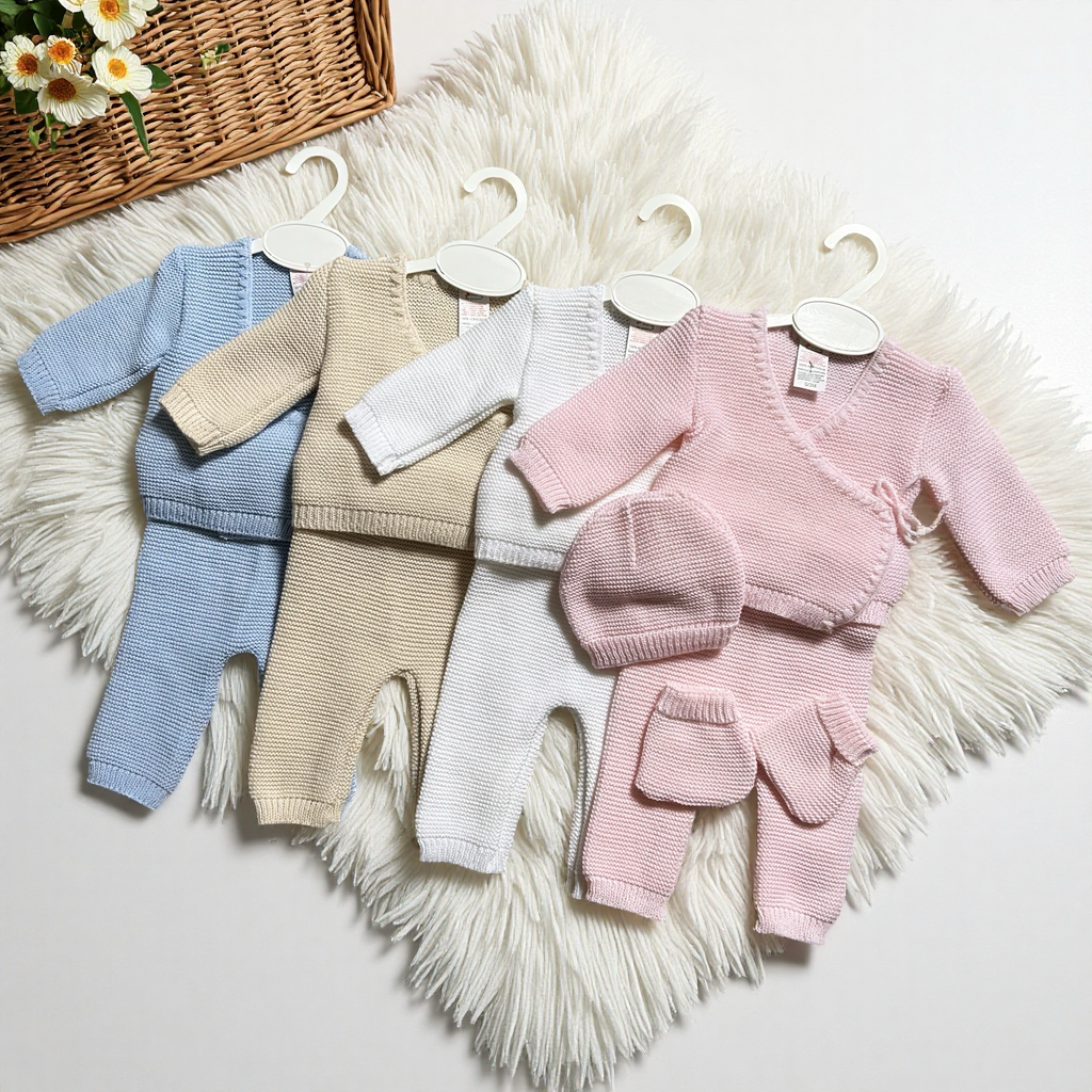 Tenue 4pcs - Maille (6 couleurs)