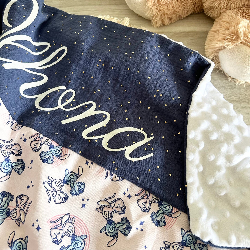 Couverture Gaze et Motif Personnalisée