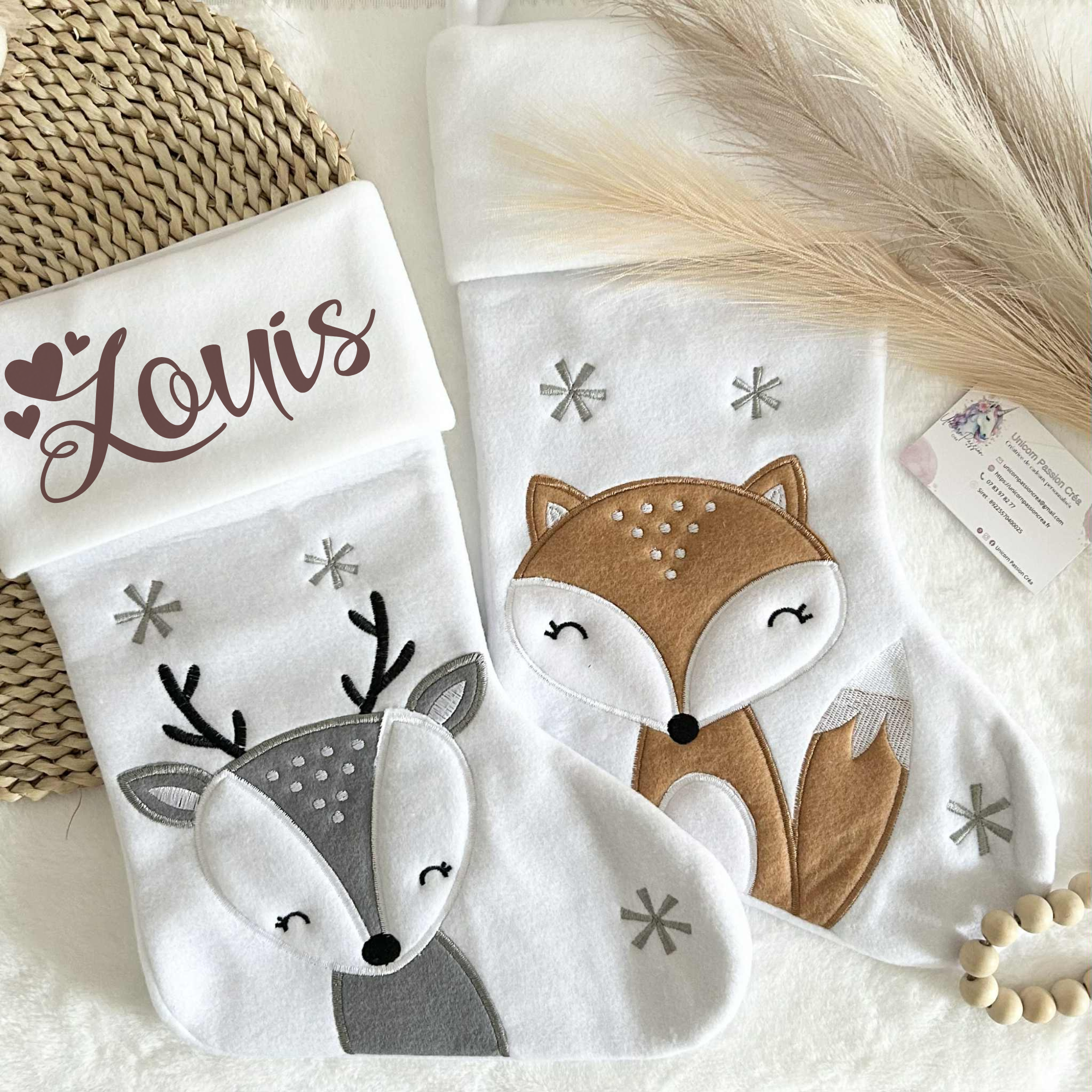 Chaussette / Botte de Noël Personnalisée