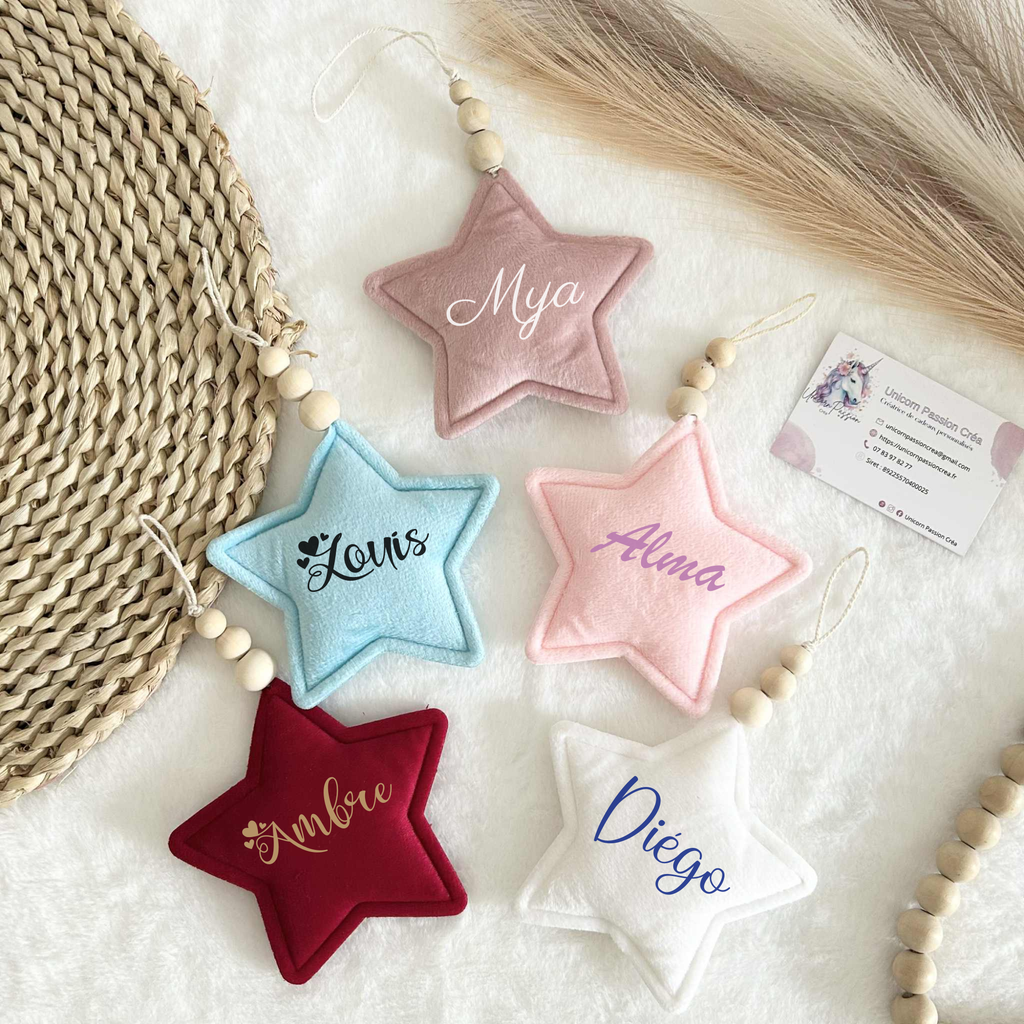 Etoile de Noël Personnalisée