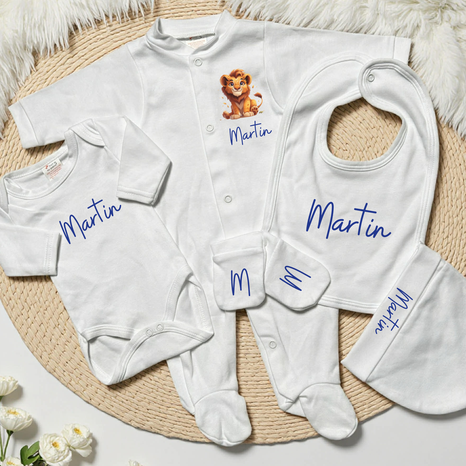 Coffret 5pcs - Coton (5 couleurs)