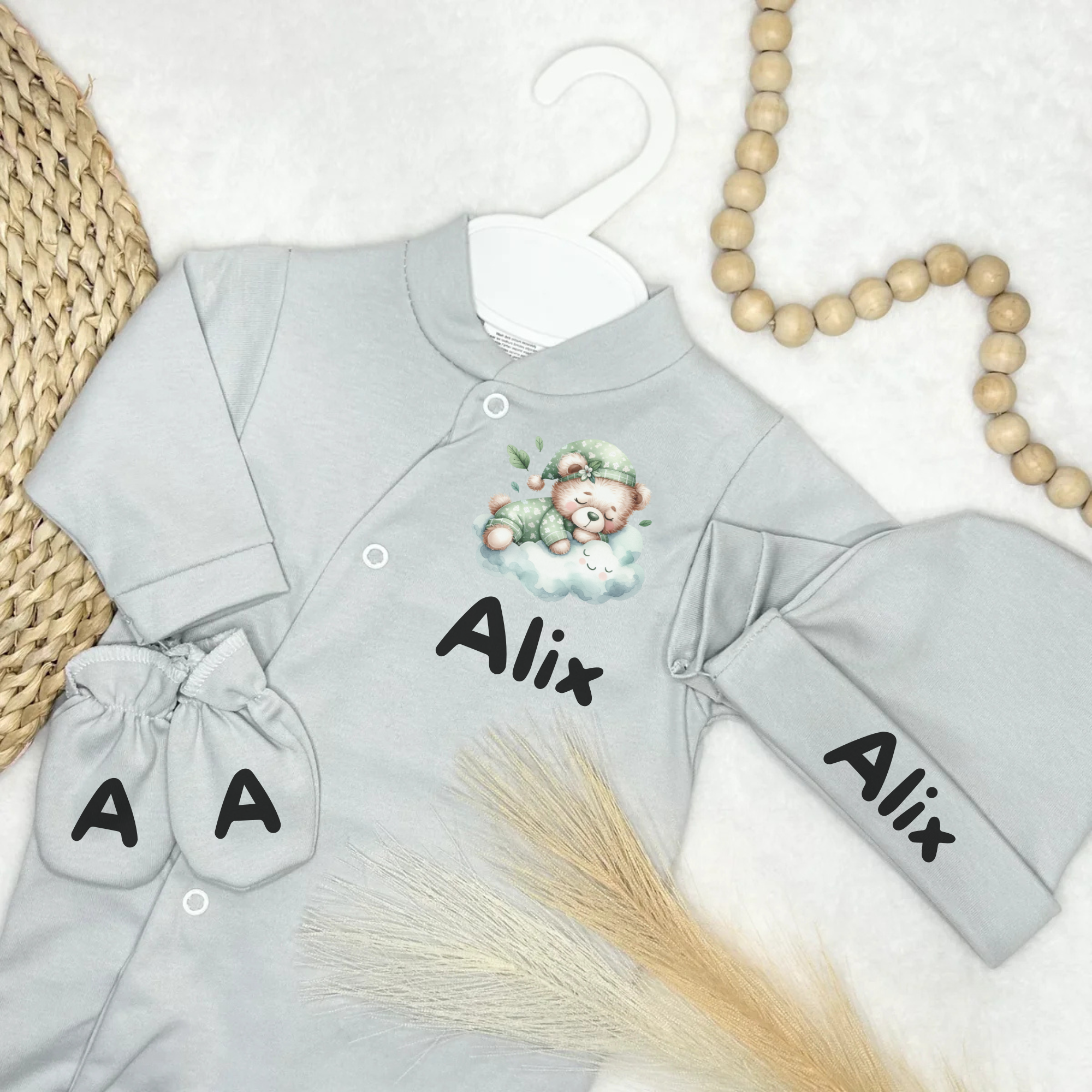 Tenue 3pcs - Coton (11 couleurs)