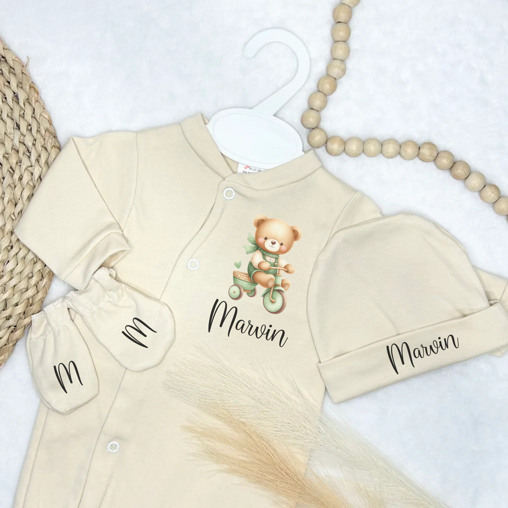 Tenue 3pcs - Coton (11 couleurs)