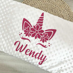 Couverture Minky à Personnaliser (Plusieurs Couleurs)