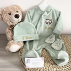 Coffret Pyjama Velours 3pcs Personnalisé