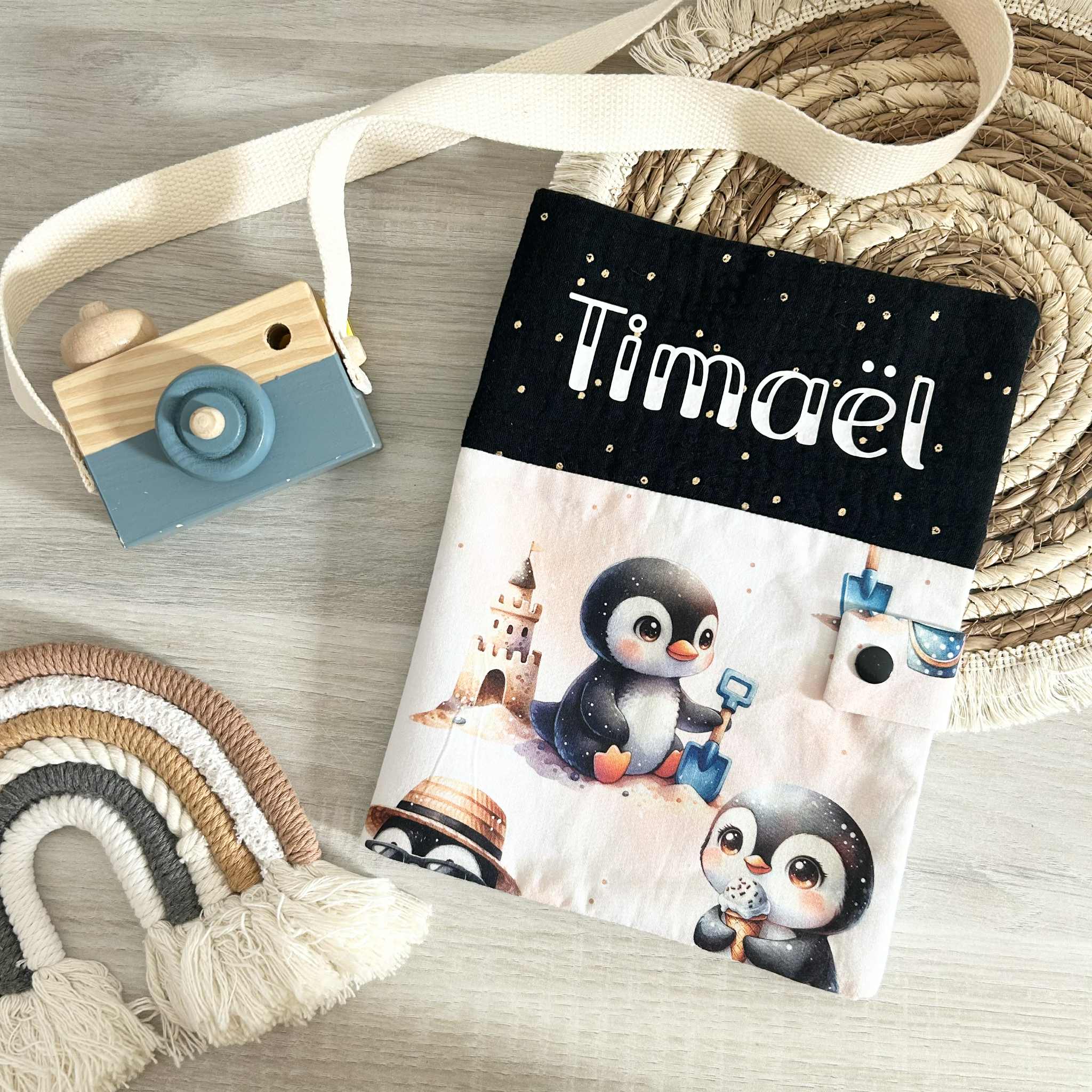 Carnet de Santé Gaze de Coton et Motif Personnalisé