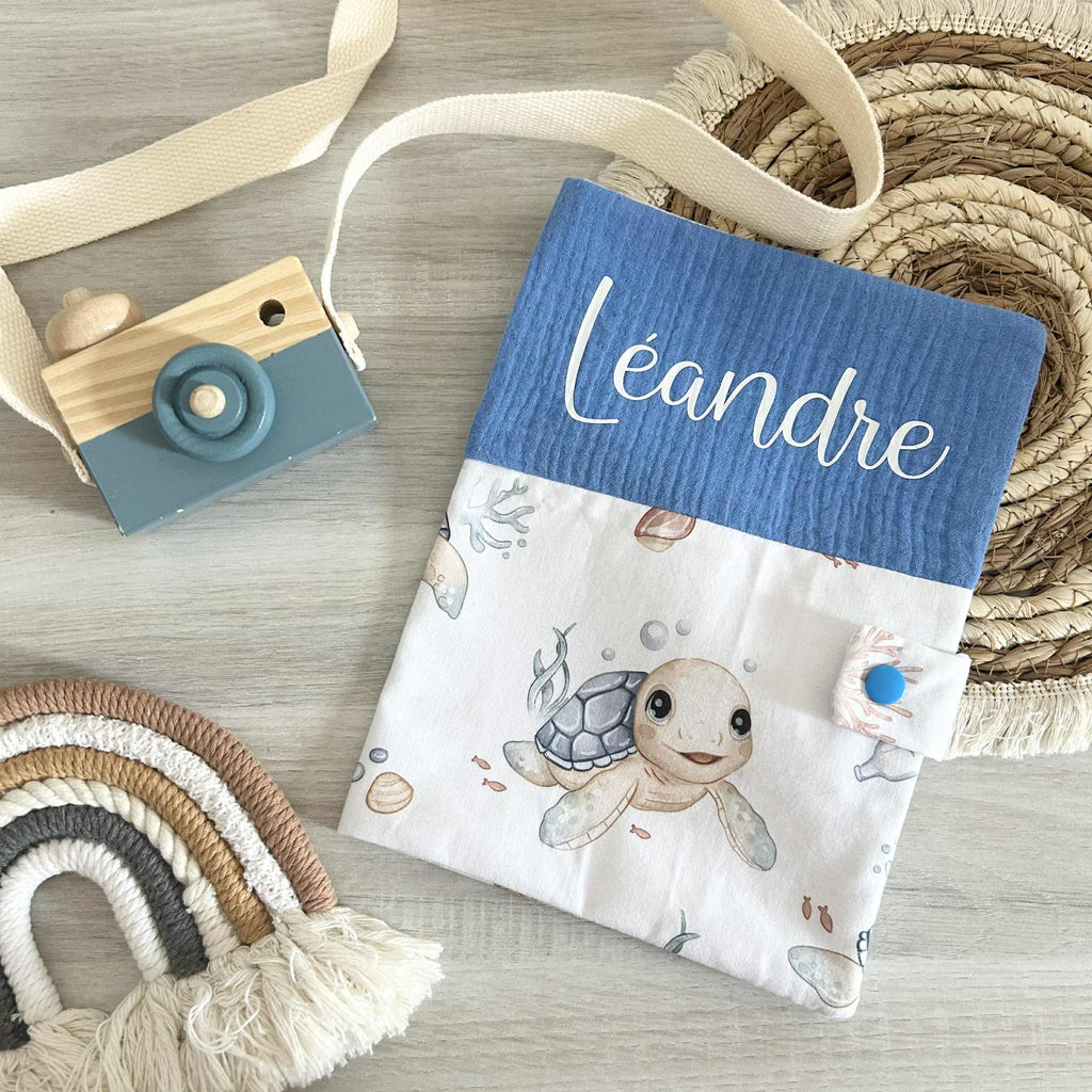 Carnet de Santé Gaze de Coton et Motif Personnalisé