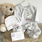 Coffret Pyjama Velours 3pcs Personnalisé