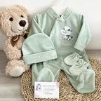 Coffret Pyjama Velours 3pcs Personnalisé