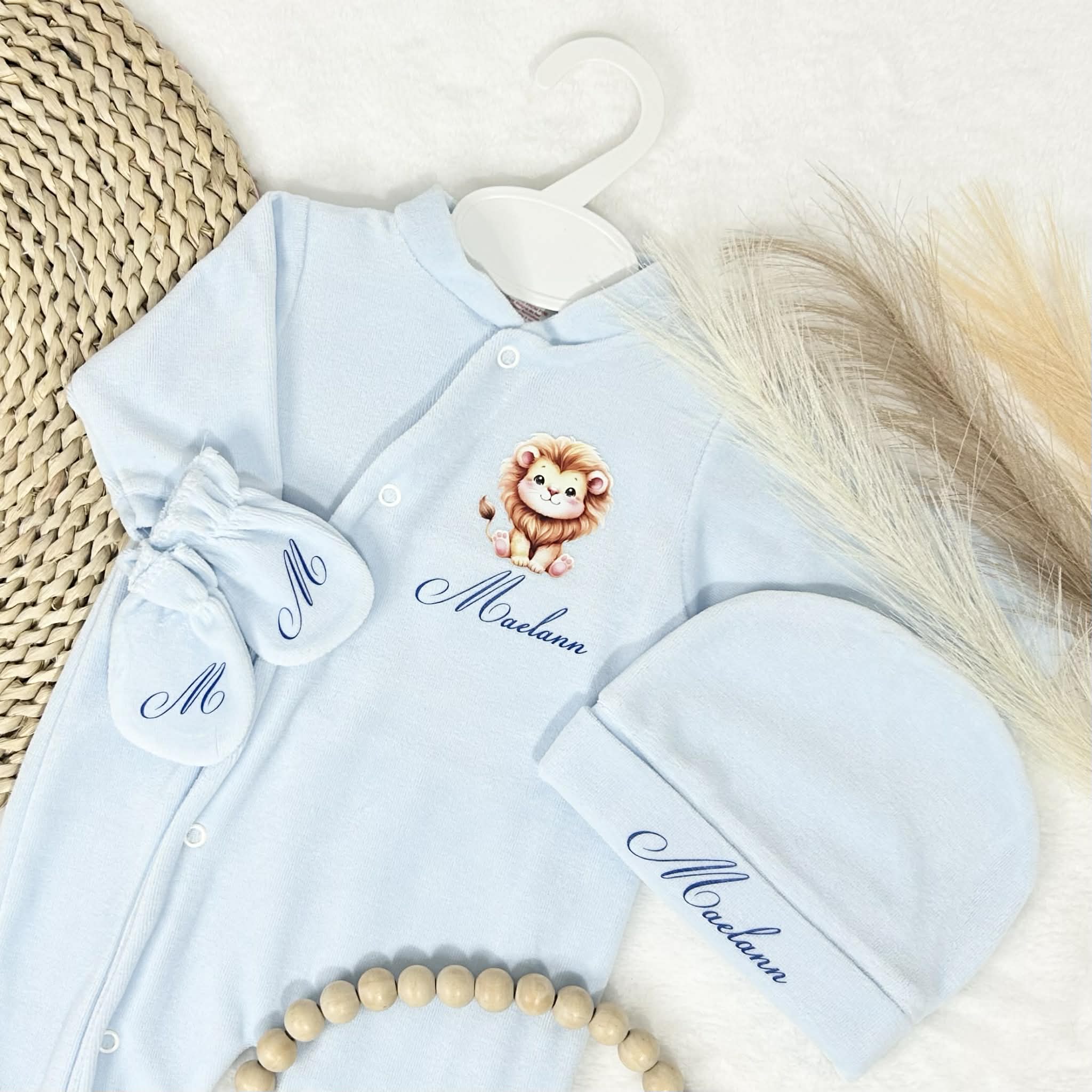 Coffret Pyjama 3pcs - Velours (9 couleurs)