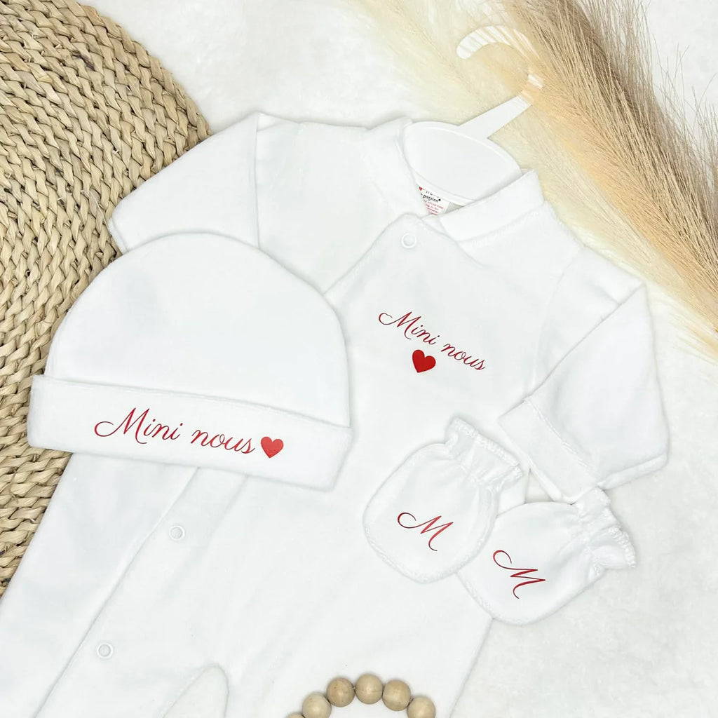 Coffret Pyjama 3pcs - Velours (9 couleurs)