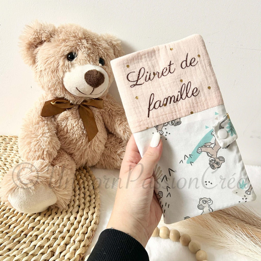 Livret de Famille Gaze de Coton Personnalisé