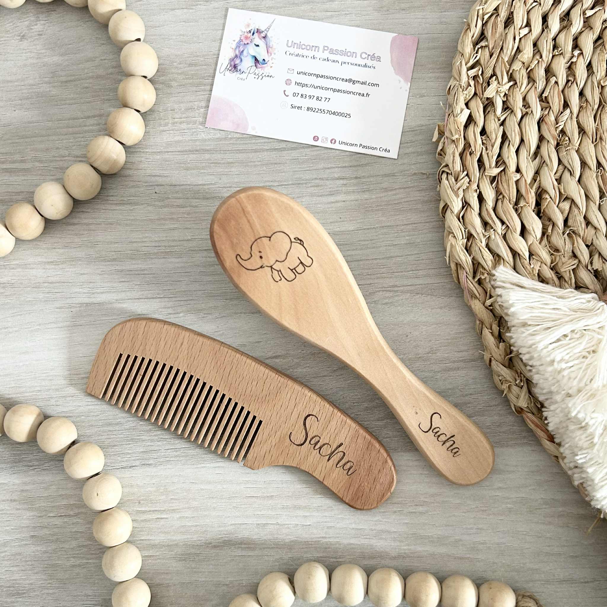 Coffret Brosse & Peigne Personnalisé
