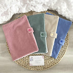 Personnalisez Votre Carnet de Santé Côtelé (Plusieurs Couleurs)