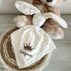 Doudou Lapin Minky Personnalisé